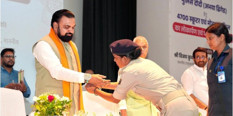 CM Samrat Choudhary Announces Free Bus Travel For Women, Flags Off 4,700 Police Didi Scooters And Bikes