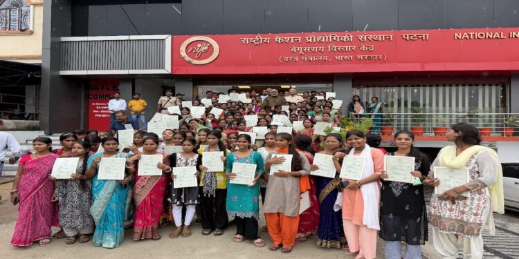 140 Jeevika Didis Receive Skill Certificates At NIFT Patna Ceremony In Begusarai