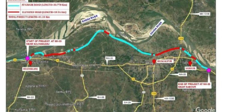 Bhagalpur’s 41-Km Marine Drive Moves Ahead: 668 Acres Set For Four-Lane Corridor