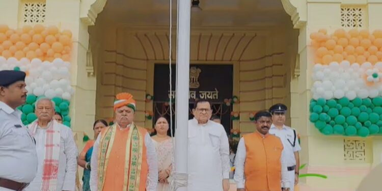 Bihar Marks 80th Independence Day With Flag Hoisting At Legislative Assembly, Council