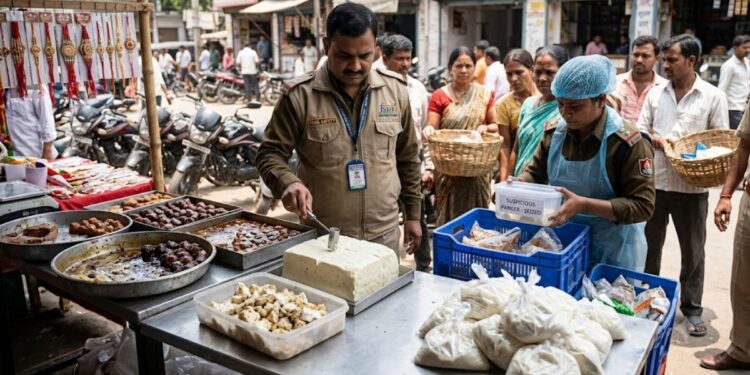 Muzaffarpur Food Safety Crackdown Ahead of Raksha Bandhan: 105 Kg Suspicious Paneer, Spoiled Sweets Seized