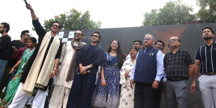 Mirzapur Stars Pankaj Tripathi, Ali Fazal and Divyendu Thrill ISM Patna Students at Special Meet-and-Greet