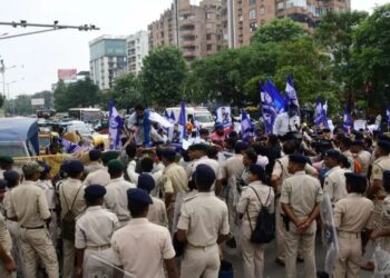 Bhim Army, Azad Samta Party Hold ‘Adhikar March’ in Patna; Security Tightened Across Capital