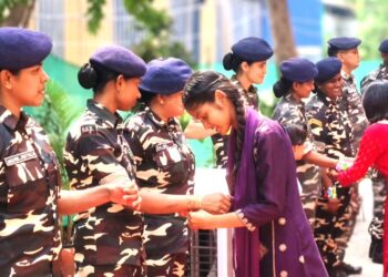 Raksha Bandhan at ISM Patna: Students Tie Rakhis to Trees and Honour SSB Jawans