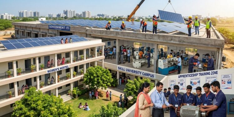 Bihar Government ITIs to Get Solar Panels; Women’s Hostels, Skill University and Apprenticeships Also in Focus