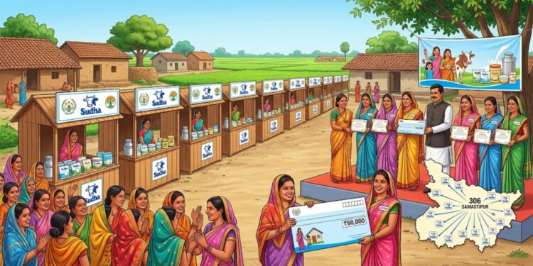 Samastipur’s 306 Panchayats to Get Sudha Sales Centres; Jivika Didis to Receive ₹60,000 Assistance