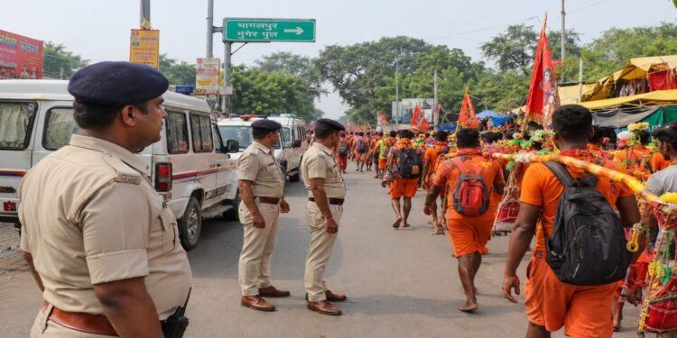 Sawan Rush: 50+ Checkpoints, Divers And Magistrates Deployed Across Naugachia For Kanwar Yatra