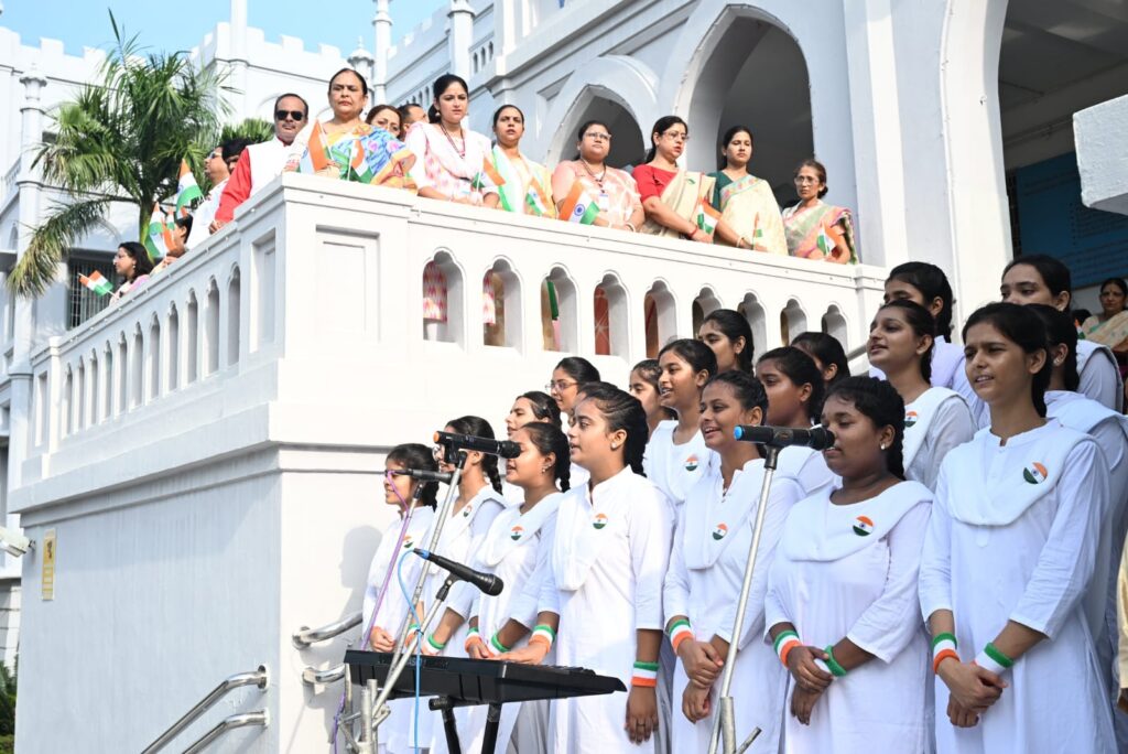 Patna Women’s College Celebrates 80th Independence Day With Flag Hoisting, March-Past And Patriotic Performances