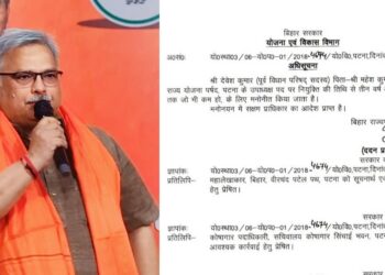 Devesh Kumar Appointed Bihar State Planning Board Vice-Chairman, Gets Ministerial Status