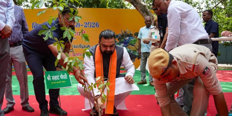 CM Samrat Choudhary Plants Saplings On Bihar Earth Day, Calls For Environmental Conservation