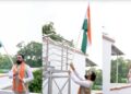 Har Ghar Tiranga: Samrat Choudhary Hoists Tricolour, Urges Bihar to Join Independence Day Campaign
