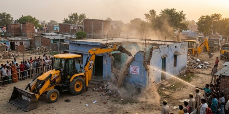 Patna Ganga Encroachment Drive: 259 Houses and Other Structures to Face Bulldozer Action