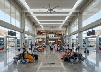 modern bus stand