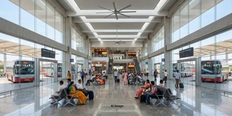 modern bus stand