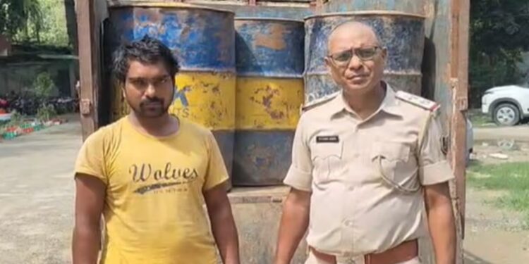 1,989 Litres of Adulterated Petrol Seized in Motihari; Suspected Fuel Smuggler Arrested