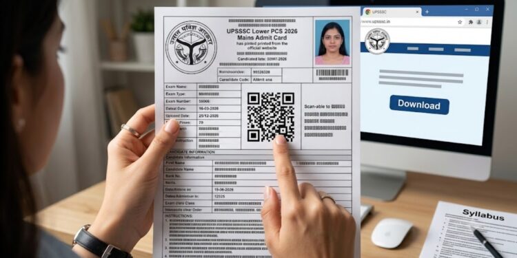 UPSSSC Lower PCS Admit Card 2026 Released; Main Exam on August 23, Check Download Steps