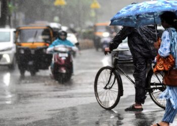 Dark rain clouds over Bihar as heavy rainfall and thunderstorm warnings remain in place