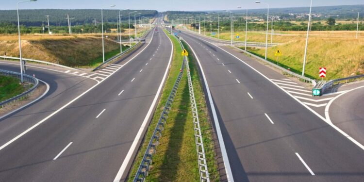 Representative image of a four-lane highway project in Bihar