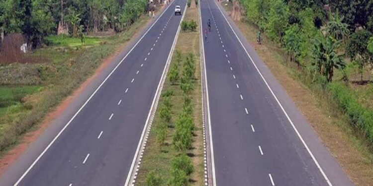 representative image of the proposed Parsa-Sampatchak four-lane road in Patna