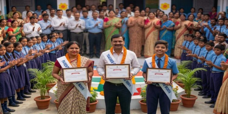 AI Generated Representative image of Bihar Government School