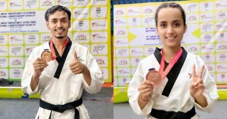 Gopalganj taekwondo players Bhawani Singh and Riya Singh selected to represent India at the World Taekwondo Poomsae Championship 2026.