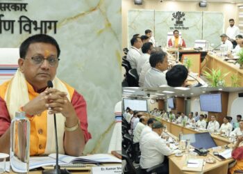 Bihar Road Construction Department officials reviewing railway over bridge projects with railway authorities