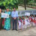Patna Women’s College students forming a human chain to promote water conservation