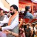 Bihar Chief Minister Samrat Choudhary and Union Minister Shivraj Singh Chouhan inspect flood relief arrangements in Munger and Bhagalpur