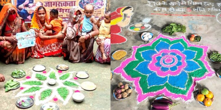 JEEViKA women conduct nutrition awareness activities during Bihar’s National Nutrition Month campaign