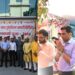 Bihar Energy Secretary Ajay Yadav and senior officials participate in Vishwakarma Puja at SLDC and BREDA offices in Patna