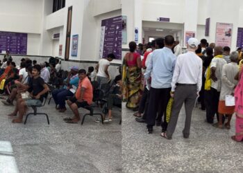 LNJP Hospital Patna where all health services are running normally after new building issues were resolved