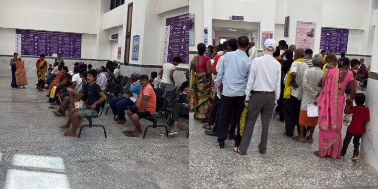 LNJP Hospital Patna where all health services are running normally after new building issues were resolved