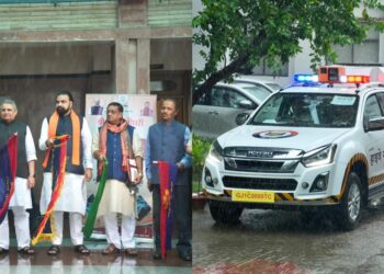 Bihar CM Samrat Choudhary flags off new highway patrol vehicles for road safety and emergency response
