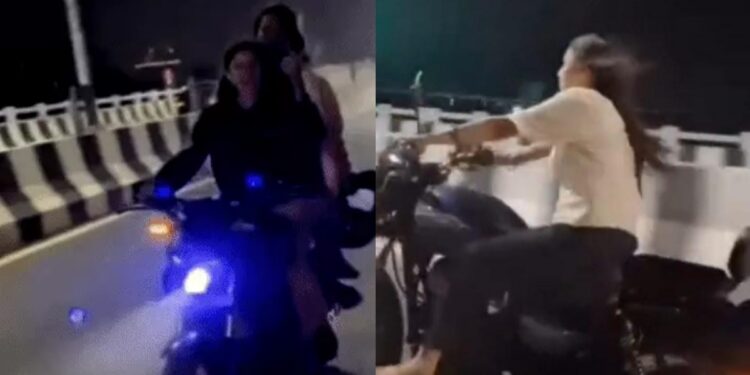 Bihar Traffic Police action against dangerous stunts on Patna Marine Drive