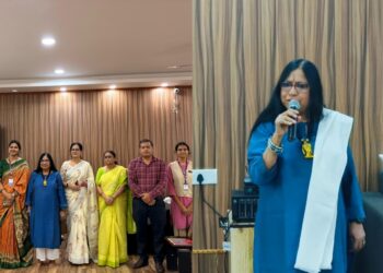 Writer and journalist Jayanti Ranganathan interacting with Mass Communication students during a guest lecture at Patna Women’s College