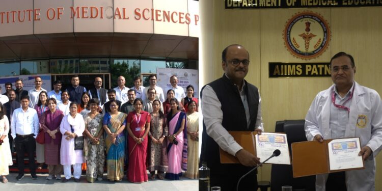 AIIMS Patna and Jhpiego representatives during a roundtable on strengthening maternal and newborn healthcare in Bihar