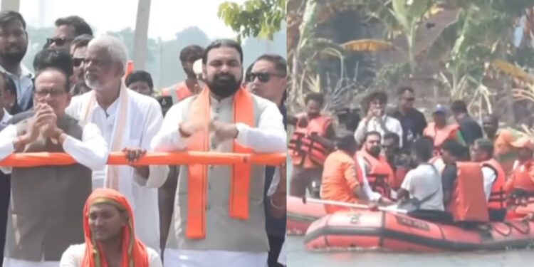 Shivraj Singh Chouhan, Samrat Choudhary Visit Flood-Hit Raghopur To Assess Crop Damage