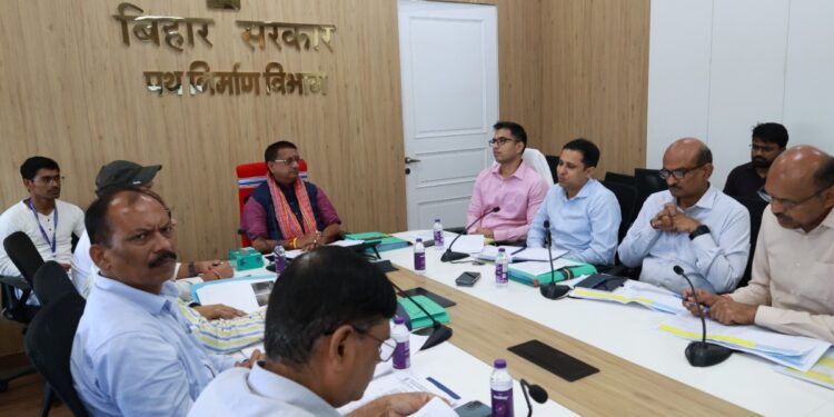 Bihar Road Construction Minister Reviews 55 Road Over Bridges, Pushes for Faster Construction and Connectivity