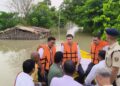 Flooded village