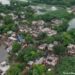 Flooded village in Begusarai
