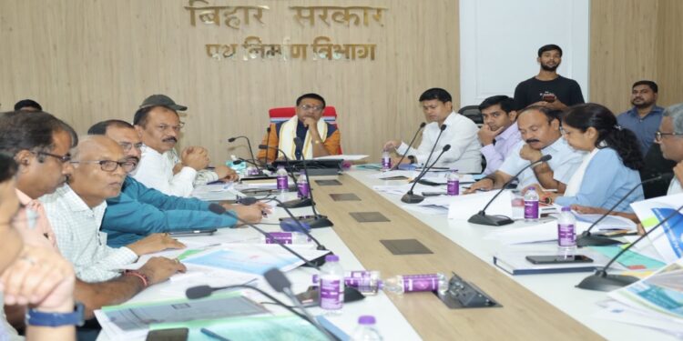 Bihar Road Construction Minister Reviewing Road,Bridge and ROB Projects in Bhagalpur