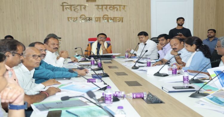 Bihar Road Construction Minister Reviewing Road,Bridge and ROB Projects in Bhagalpur