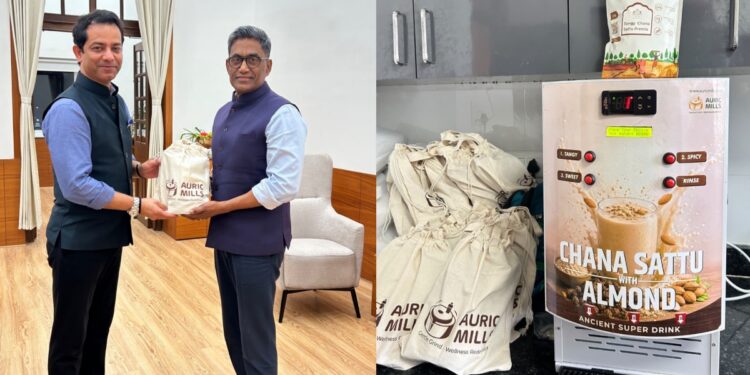 Bihar Chief Secretary Unveils Sattu Vending Machine