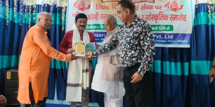 Dr Diwakar Tejaswi Honoured With Bihar Kesari Samman-2026 for Medical, Social Service