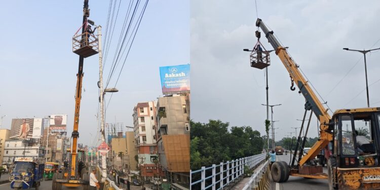Patna Municipal Corporation Body Steps Up Street Light Repairs Ahead Of Festive Season