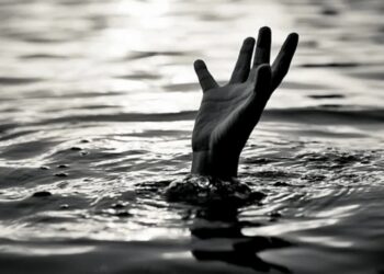 Representative image of the Ganga River near Maner in Patna after a youth went missing while rescuing three friends