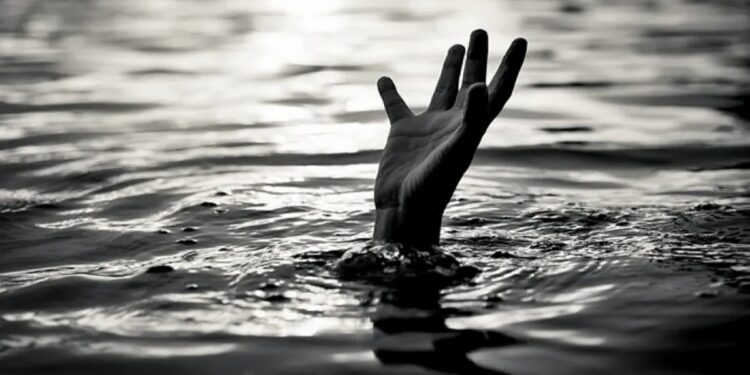 Representative image of the Ganga River near Maner in Patna after a youth went missing while rescuing three friends
