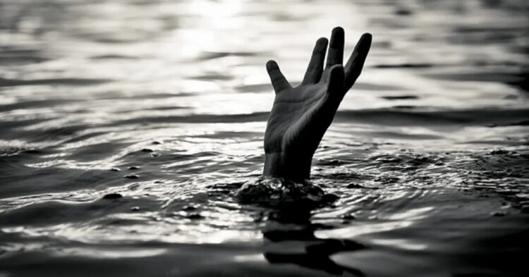 Representative image of the Ganga River near Maner in Patna after a youth went missing while rescuing three friends