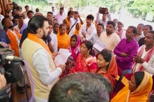 Samrat Chaudhary Visits Bhimbandh Eco-Tourism Area, Promises Development for Tribal Community