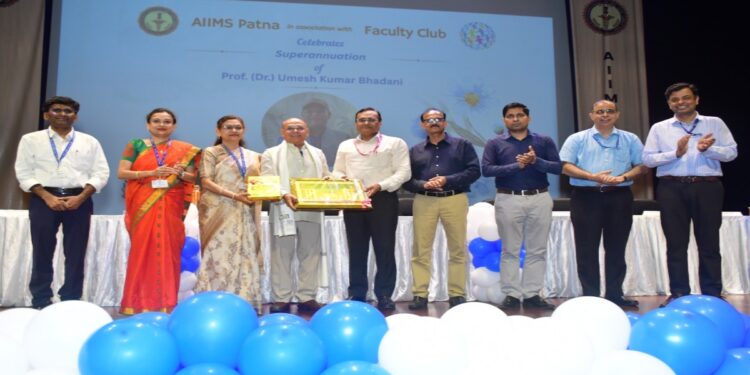 Prof Dr Nishant Sahay takes charge as Head of Anaesthesiology, Pain Medicine and Critical Care at AIIMS Patna